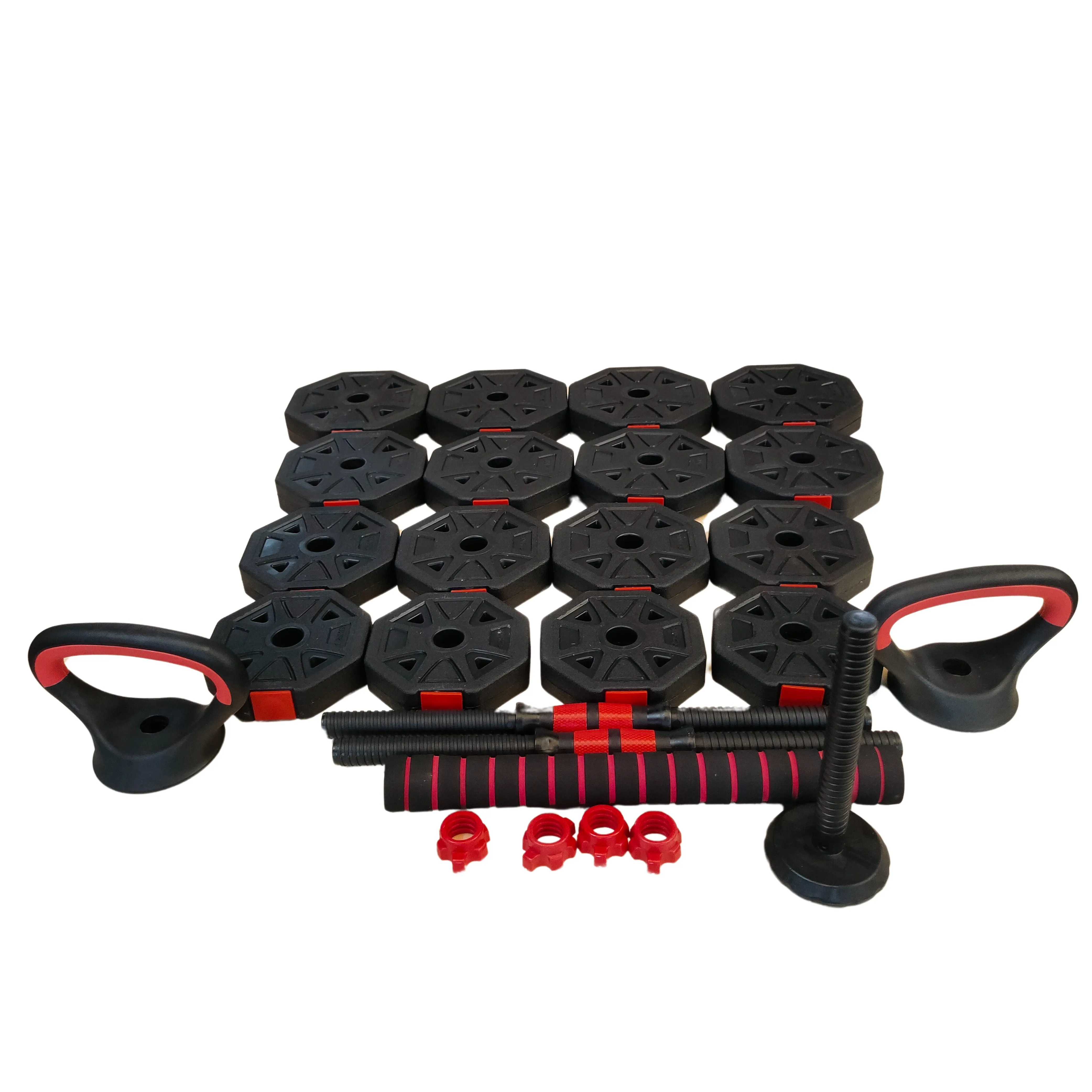 3 in 1 Adjustable Dumbbell, Barbell & Kettlebell Set