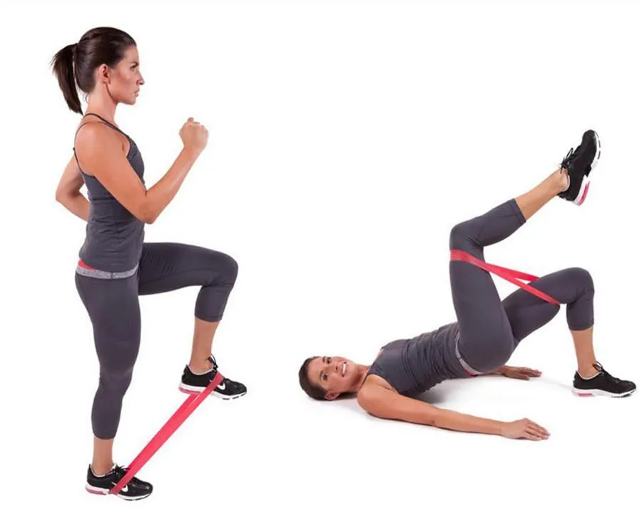 5 Piece Set of Resistance Body Bands with Carry Bag | ERGOHeal®