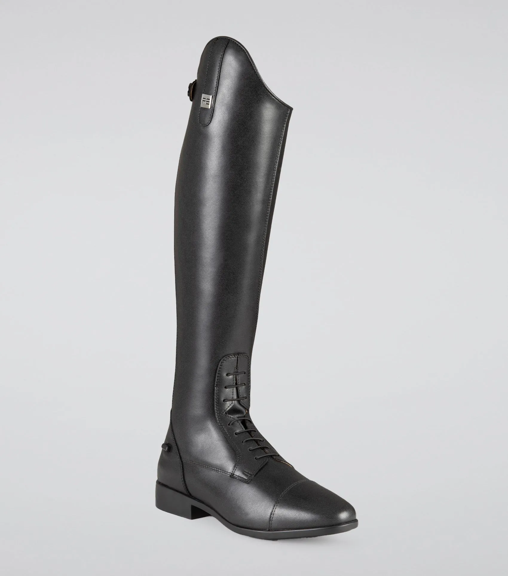 Anima Ladies Synthetic Field Tall Riding Boot Black (Regular Calf)
