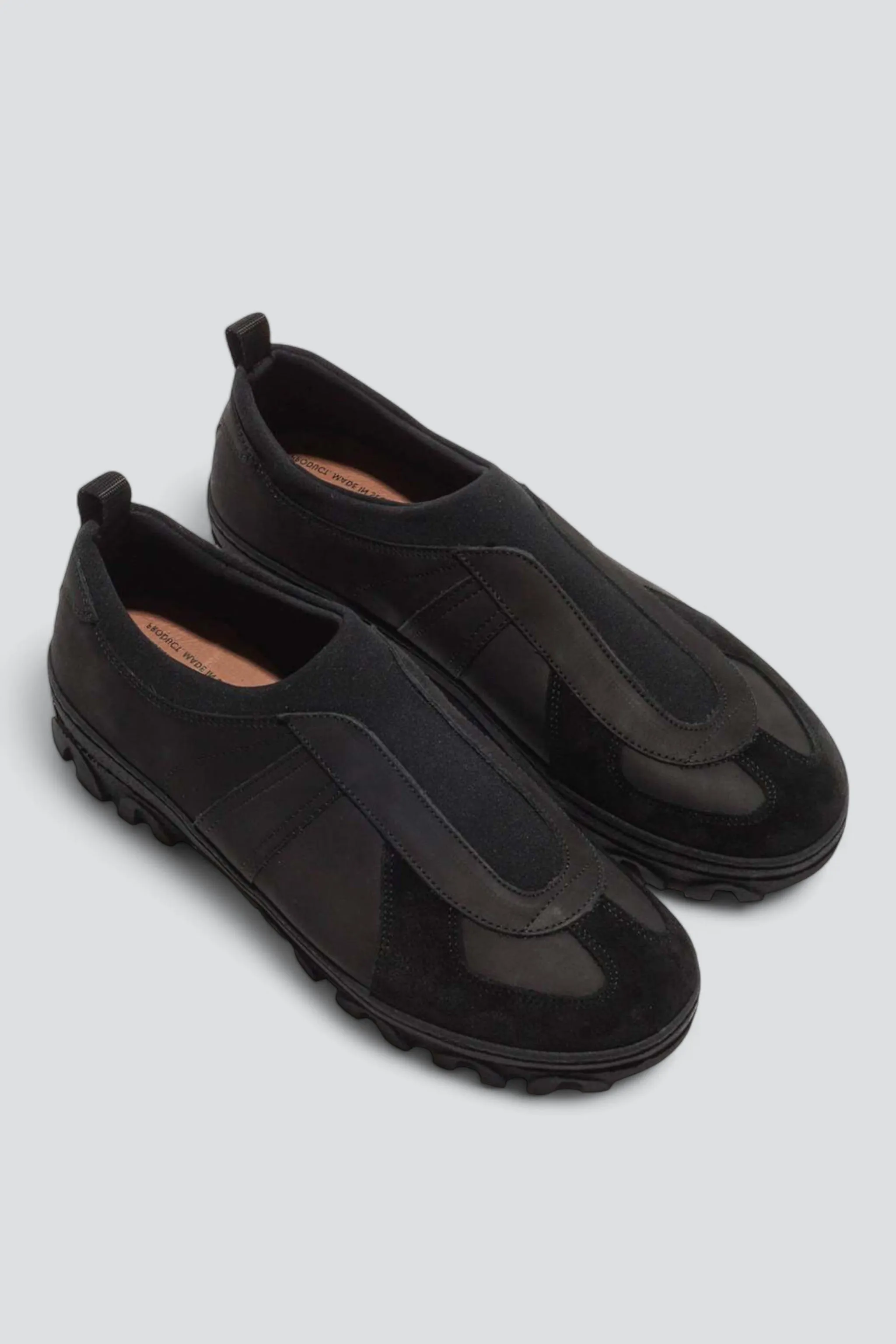 Black 1728NS Military Trainers