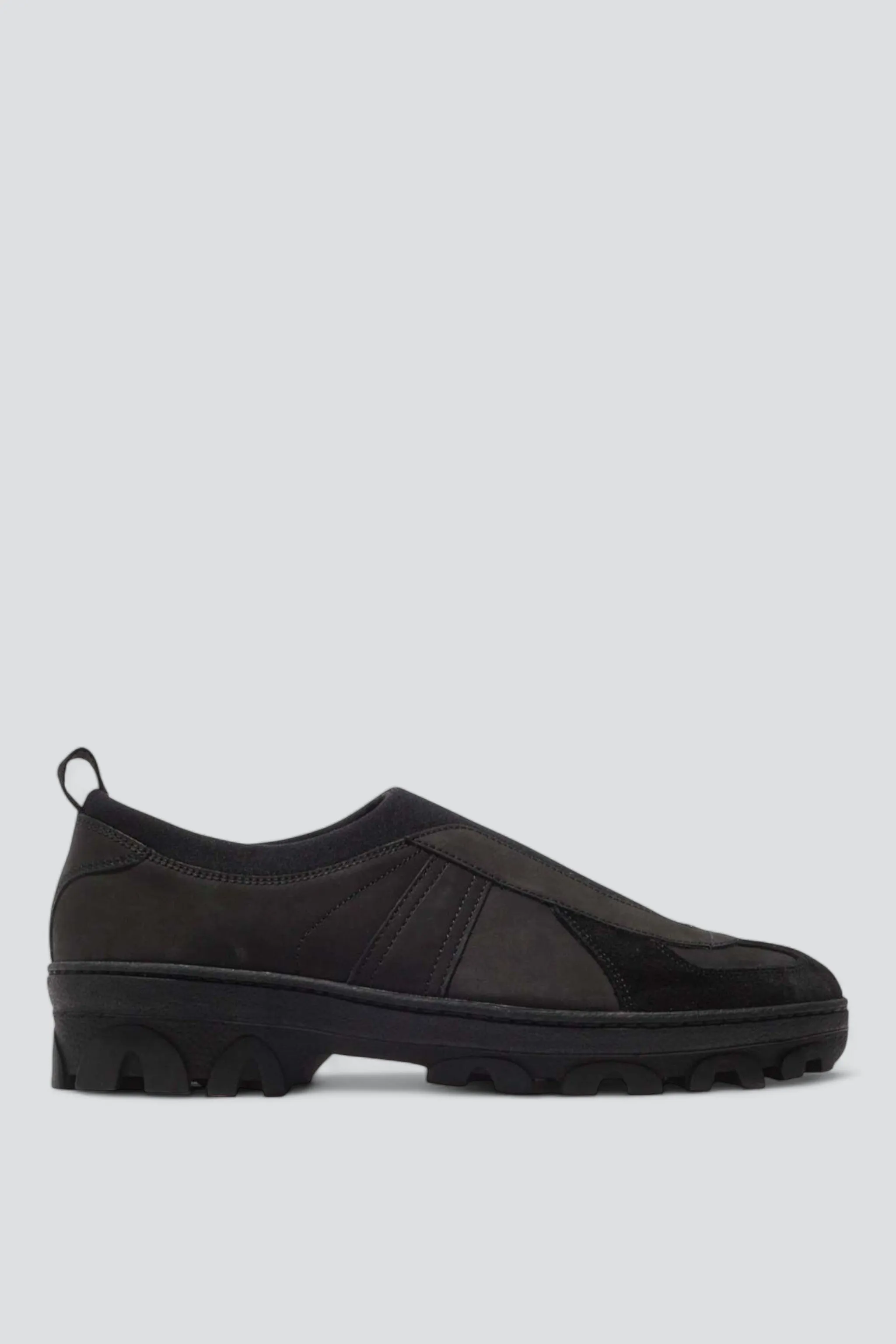 Black 1728NS Military Trainers