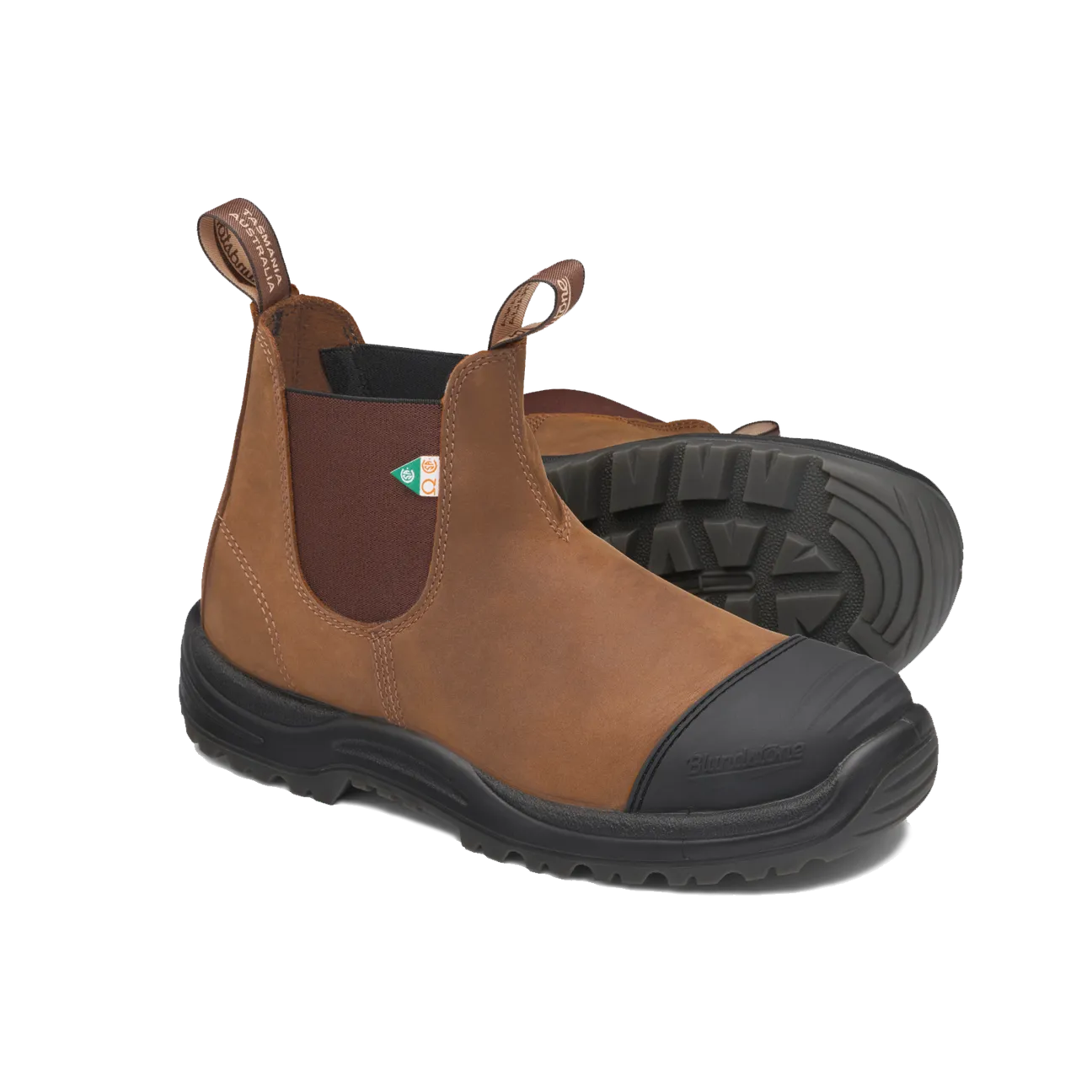 BLUNDSTONE 169 - CSA Workboot - Crazy Horse Brown Toe Cap