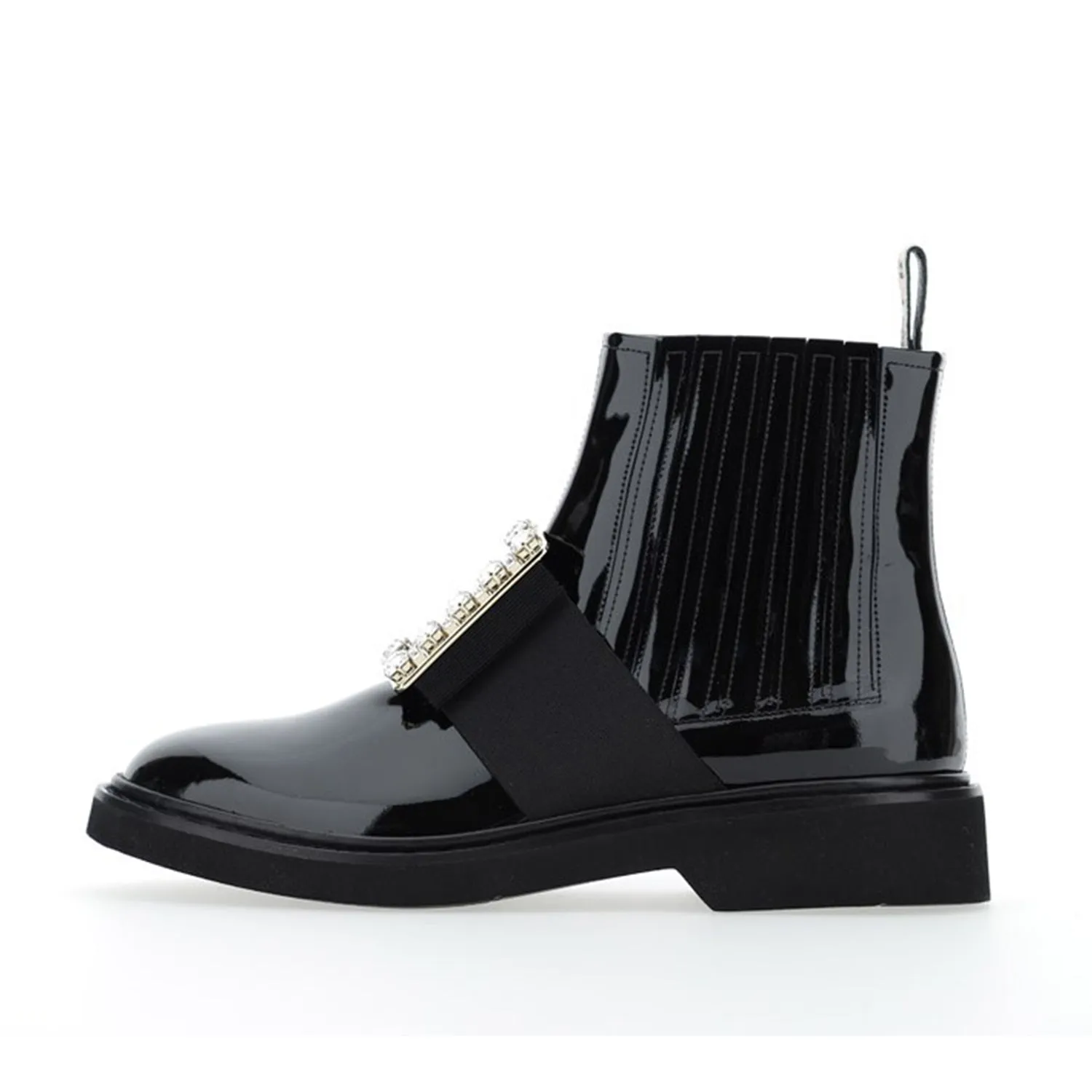 Chelsea Viv' Rangers Strass Buckle Ankle Boots