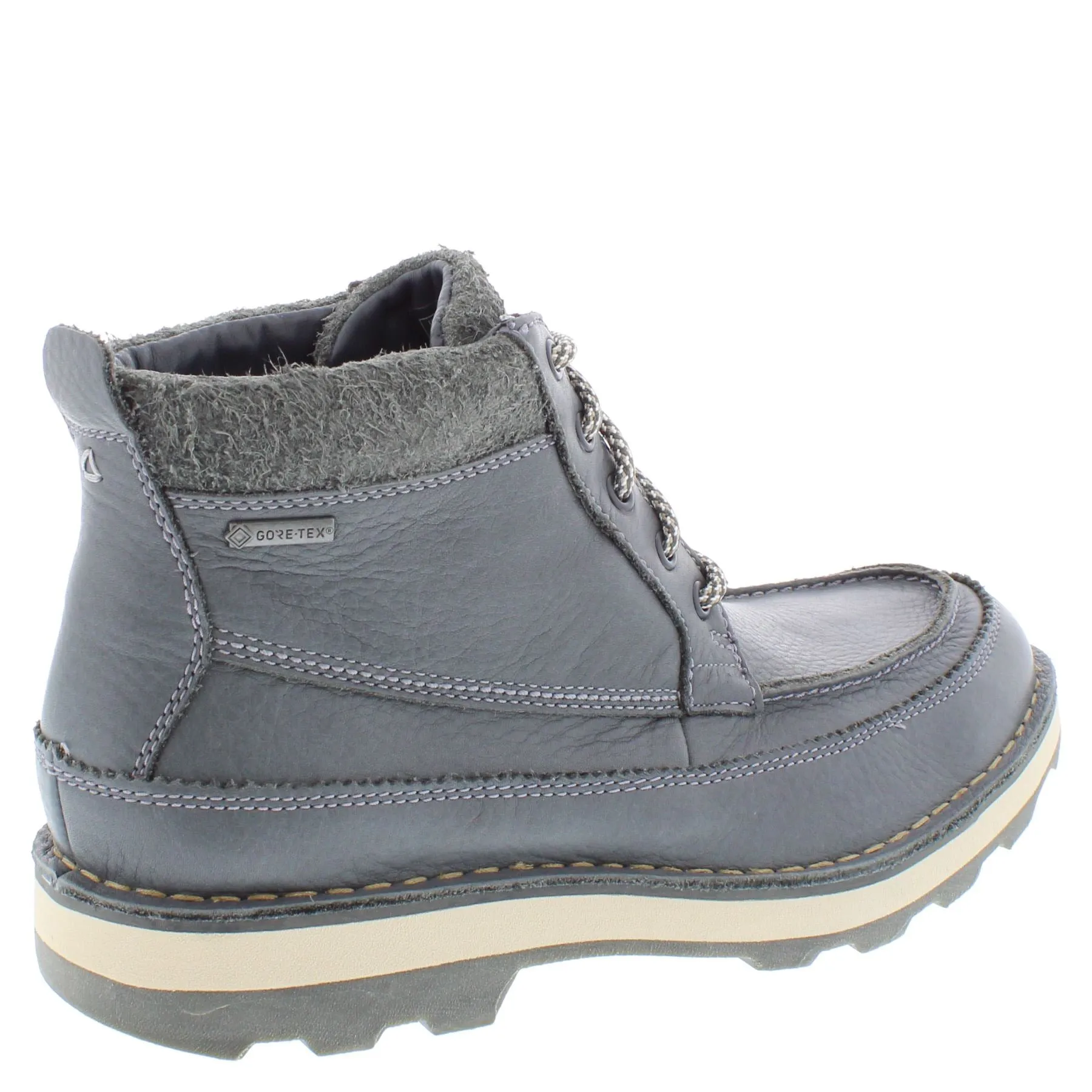 Clarks Korik Rise G Fit GoreTex Leather Lace Up Casual Boots