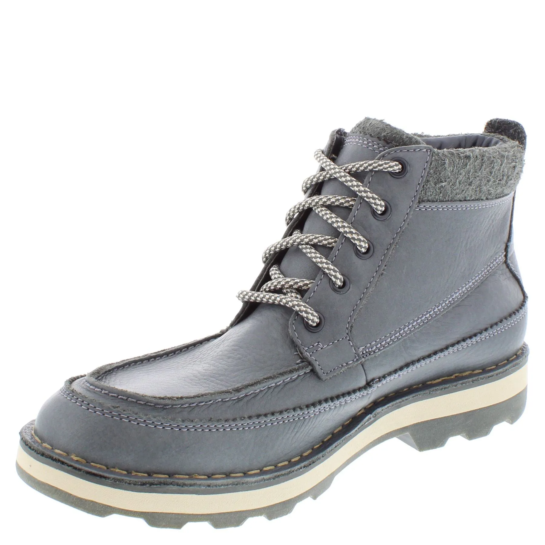 Clarks Korik Rise G Fit GoreTex Leather Lace Up Casual Boots