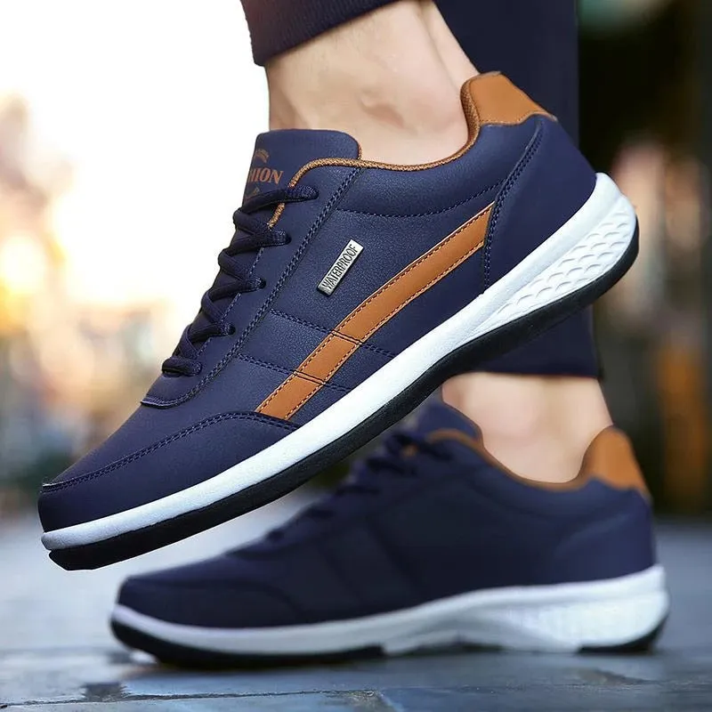 Cuzcare Men Orthopedic Shoes Arch Support Breathable Anti-Skid Elegant Fashion