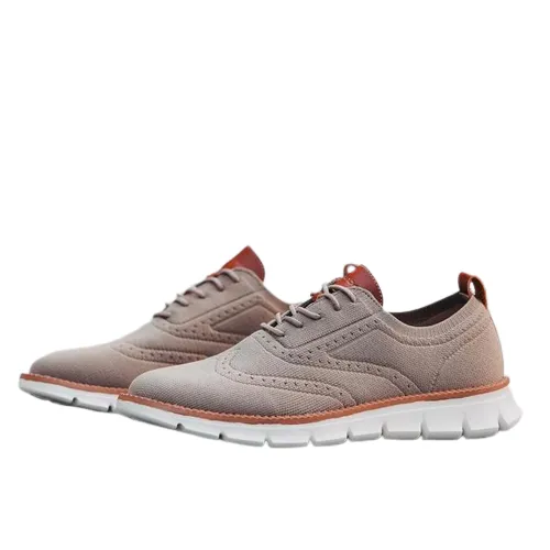 Cuzcare Orthopedic Men Shoes Breathable Mesh Arch Support Ultra-light High-End Fashion Casual