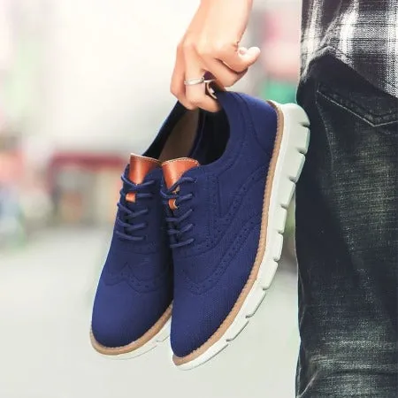 Cuzcare Orthopedic Men Shoes Breathable Mesh Arch Support Ultra-light High-End Fashion Casual