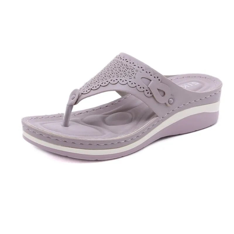 Cuzcare Women Orthopedic Sandal Arch Support Breathable Anti Slip Slipper