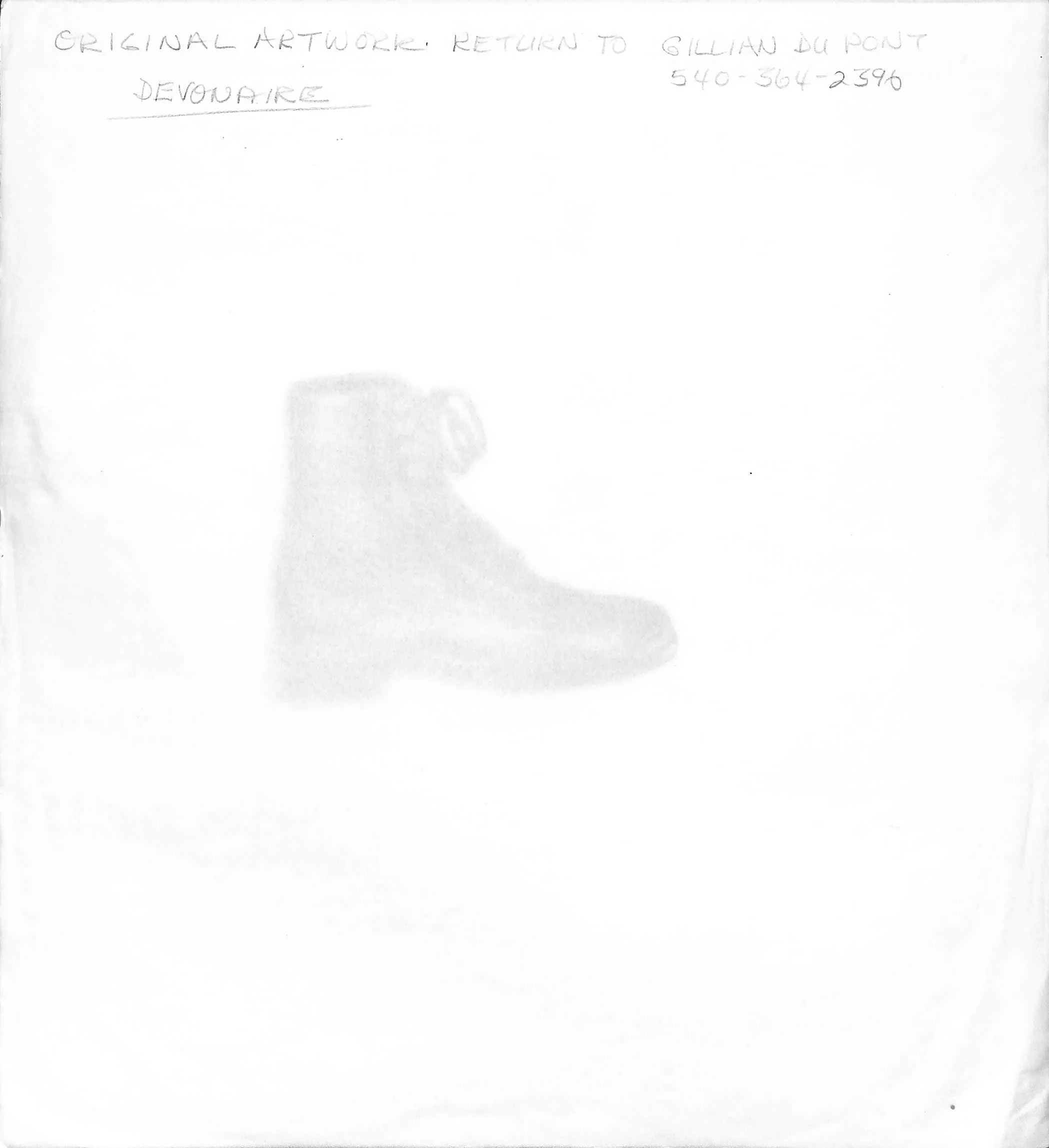 Devonaire Jodhpur Boot Graphite Drawing
