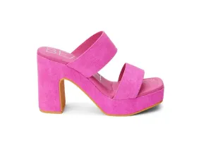 Gem Magenta Platform Heel