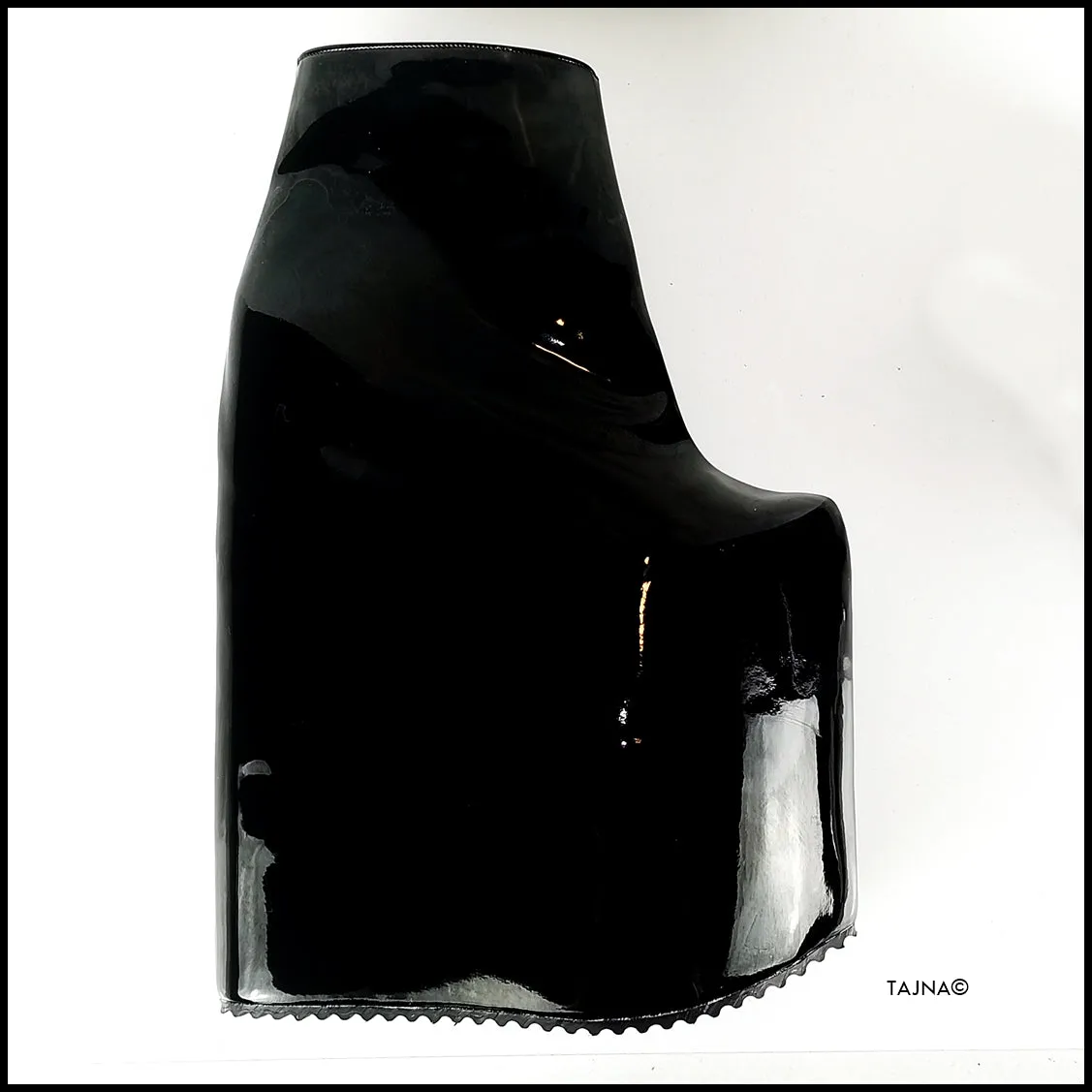 Hidden Platform Black 30 cm Platform Wedges