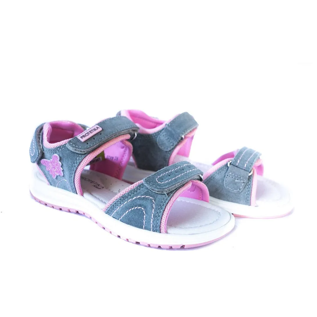 HOLY grey older girls arch support sandals