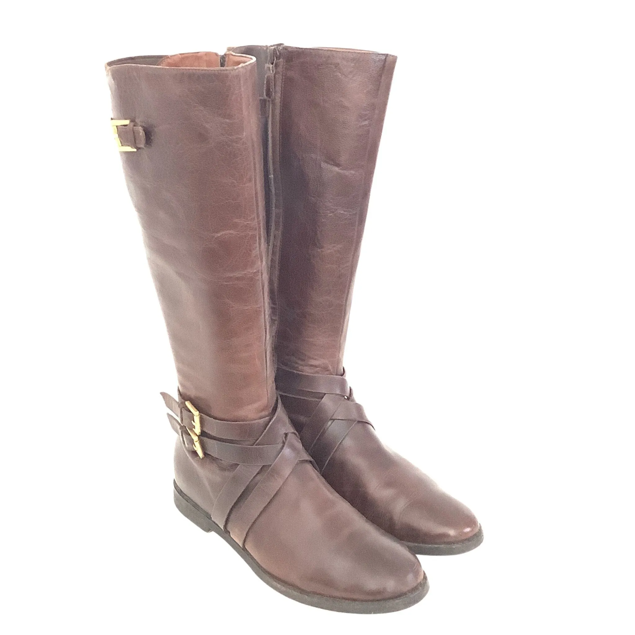 Leather Riding Style Boots