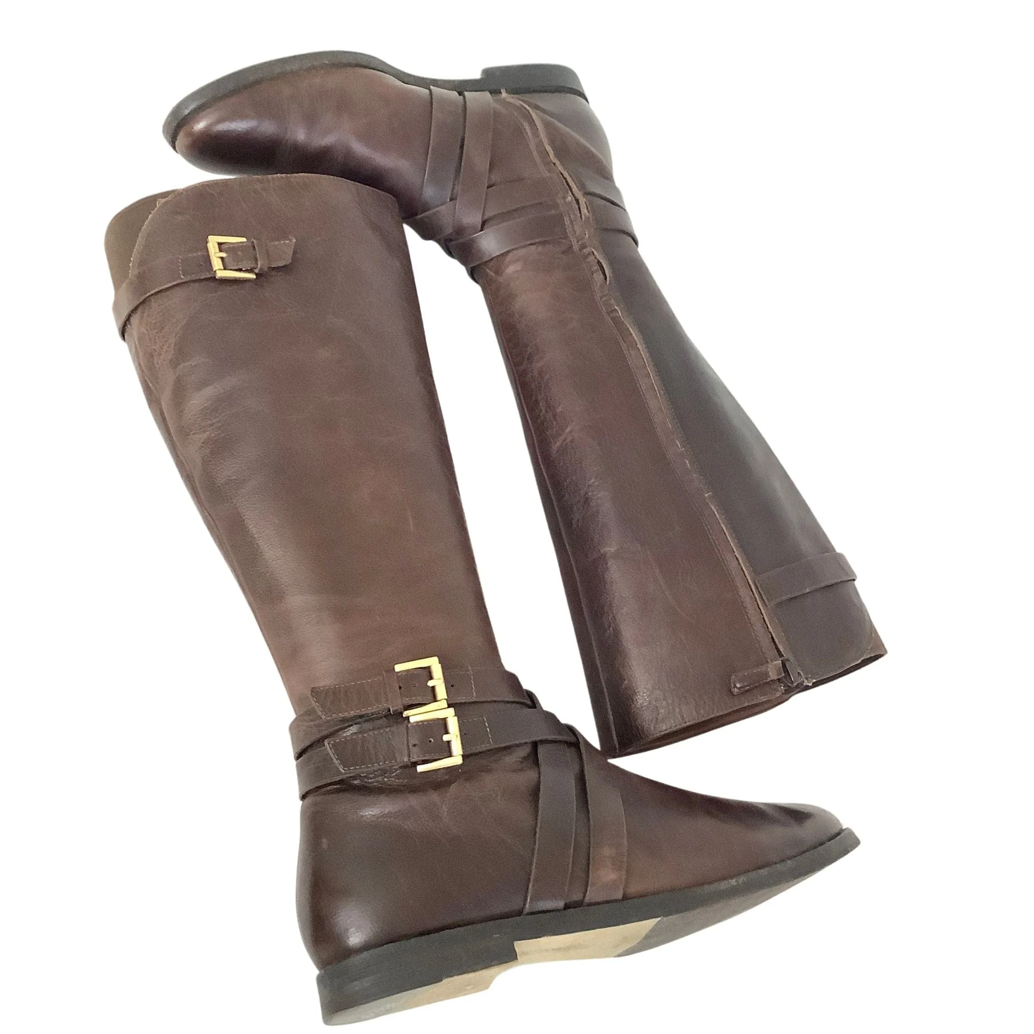 Leather Riding Style Boots