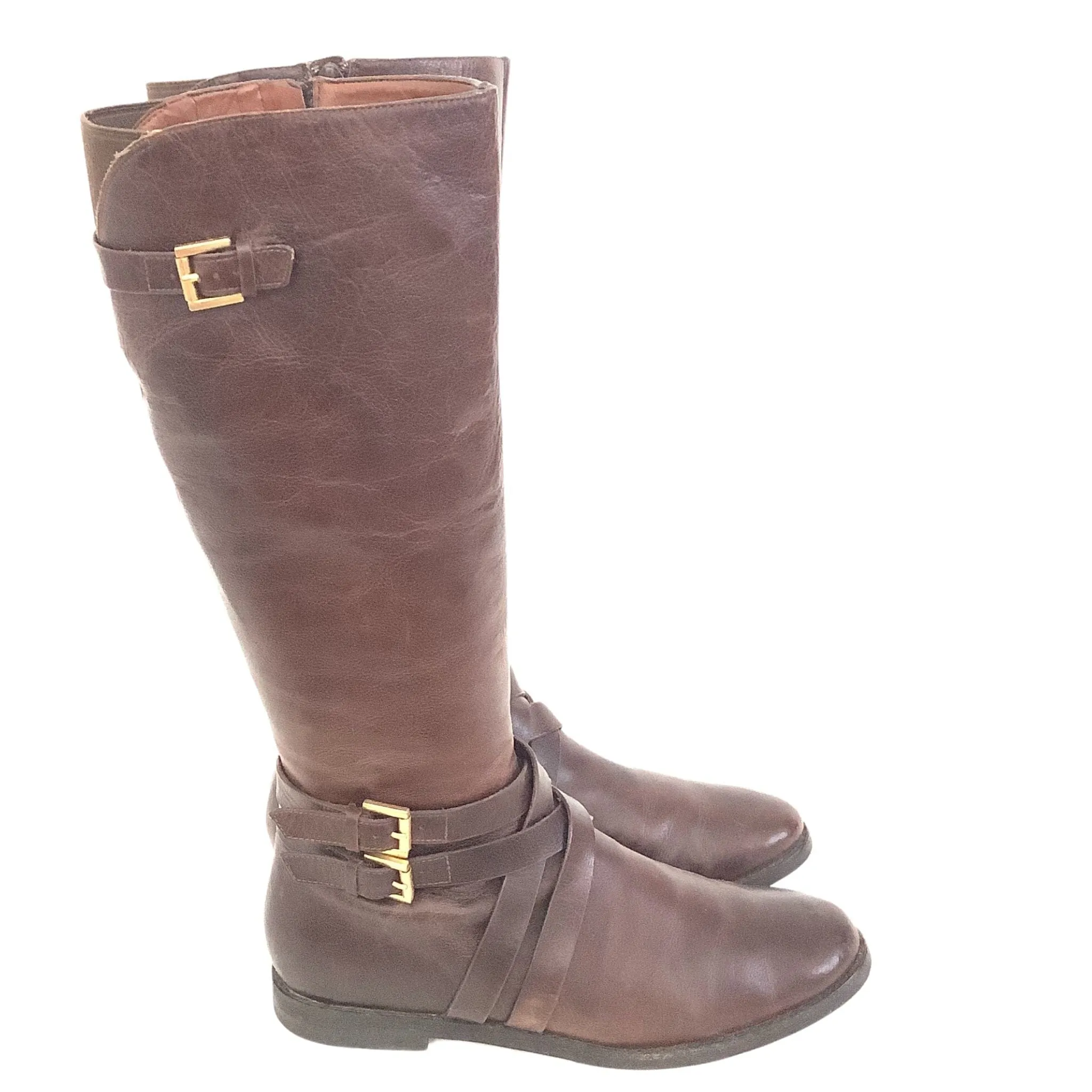 Leather Riding Style Boots