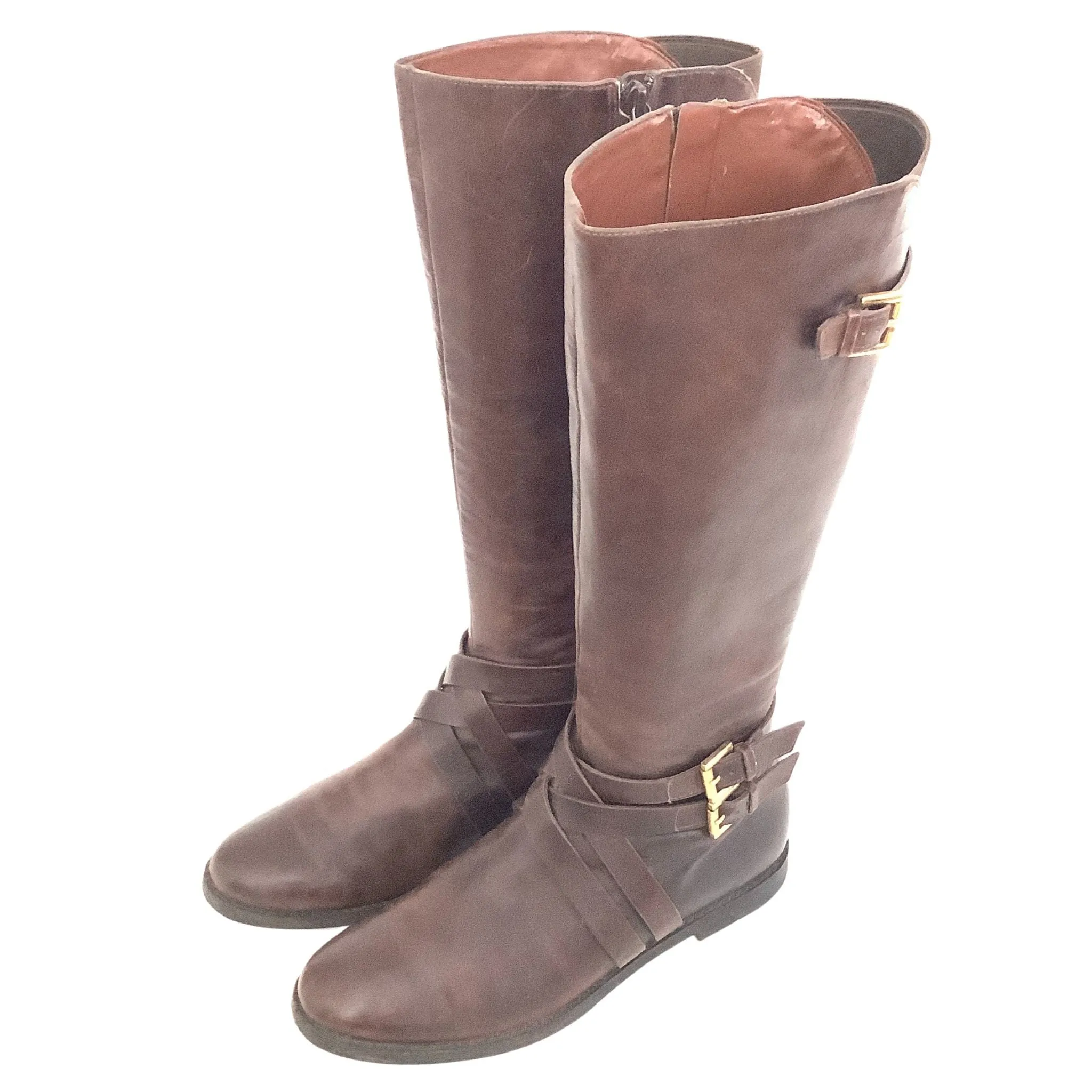 Leather Riding Style Boots