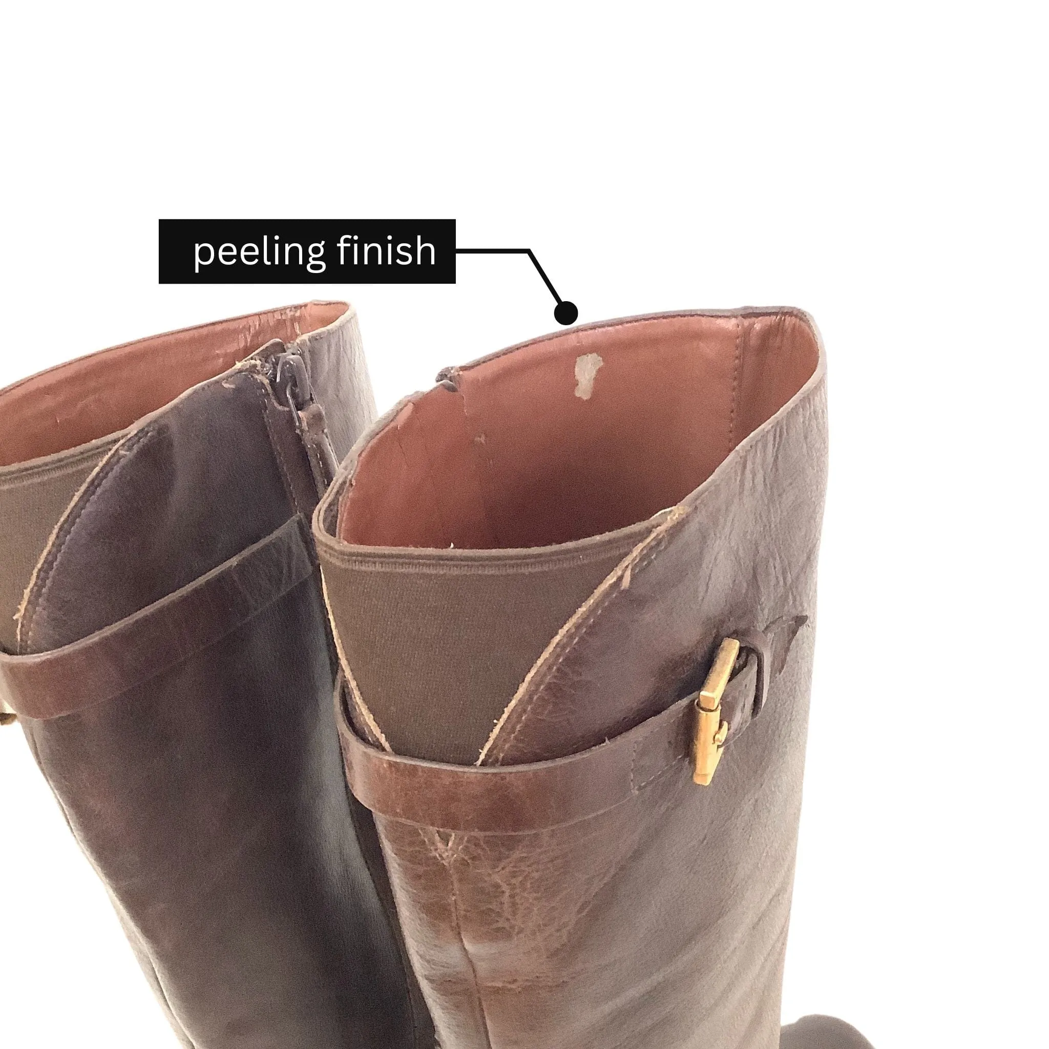 Leather Riding Style Boots
