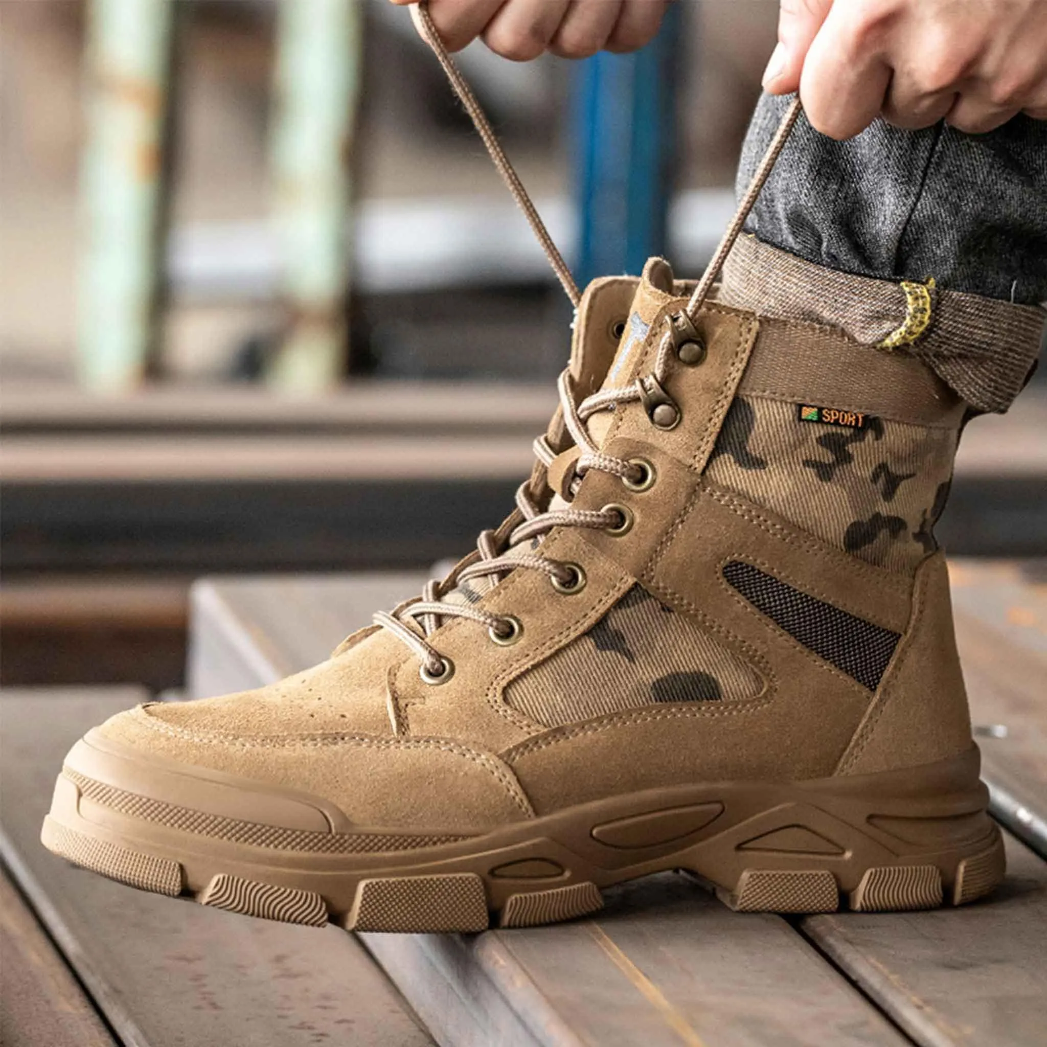 Men's Steel Toe Boots - Fire Resistant | Z006