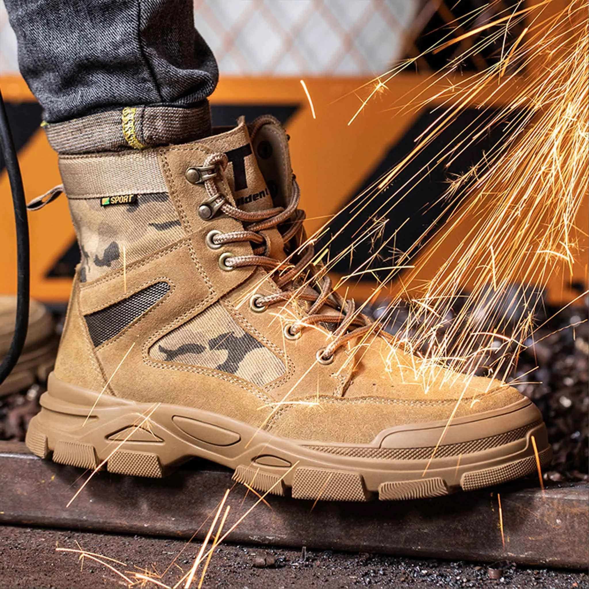 Men's Steel Toe Boots - Fire Resistant | Z006