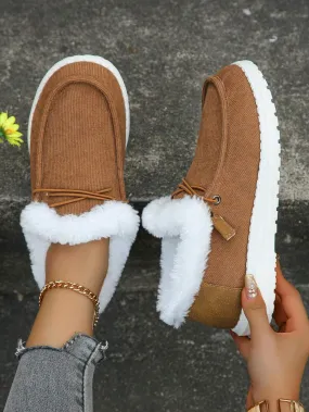 OrthoPlush - Plush-lined mid-height orthopedic canvas shoes