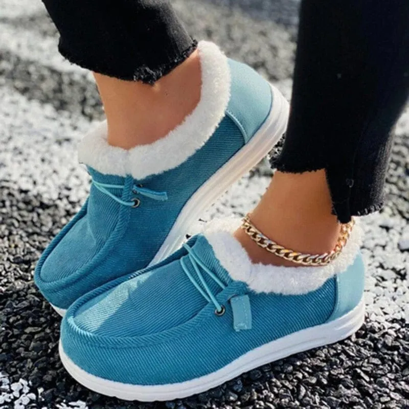 OrthoPlush - Plush-lined mid-height orthopedic canvas shoes