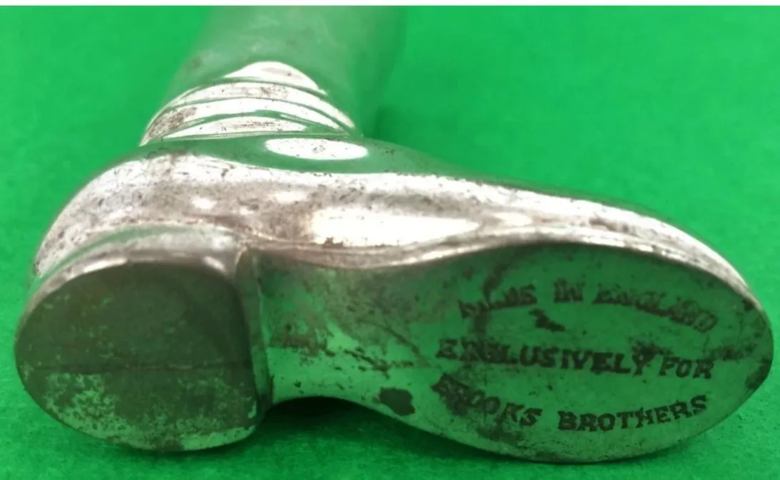 "Brooks Brothers English Silver Riding Boot" (SOLD)