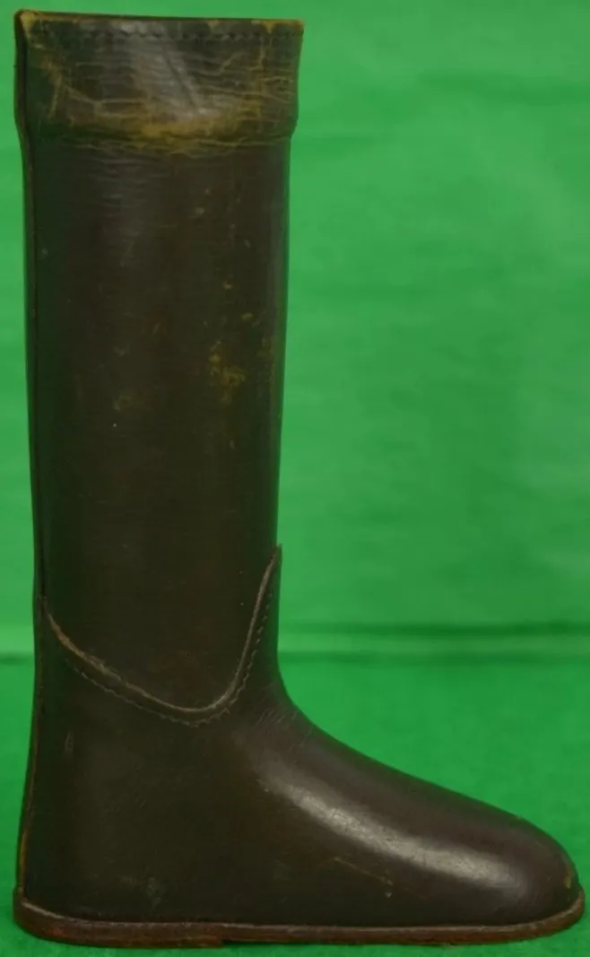 "English Leather Riding Boot Matchstick Holder" (SOLD)