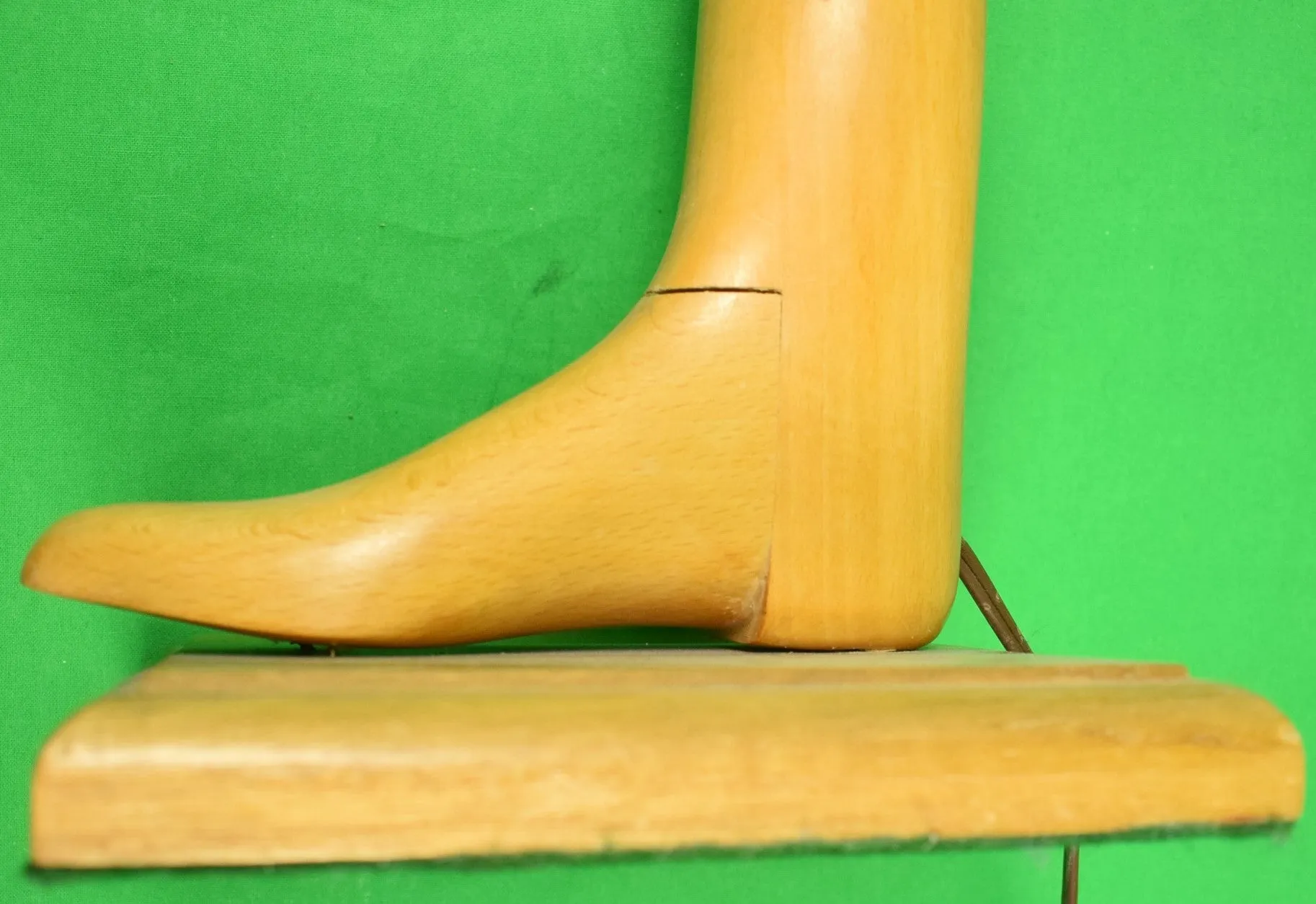 "Pair x Henry Maxwell London Beechwood Boot Tree Table Lamps" (SOLD)