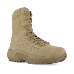 Reebok RB894 Women's Rapid Response Composite Toe Tactical Boots - Side Zip - Desert Tan