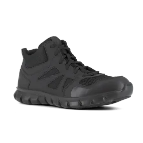 Reebok Tactical Men's Sublite Cushion Tactical Mid Cut Boot Black RB8405