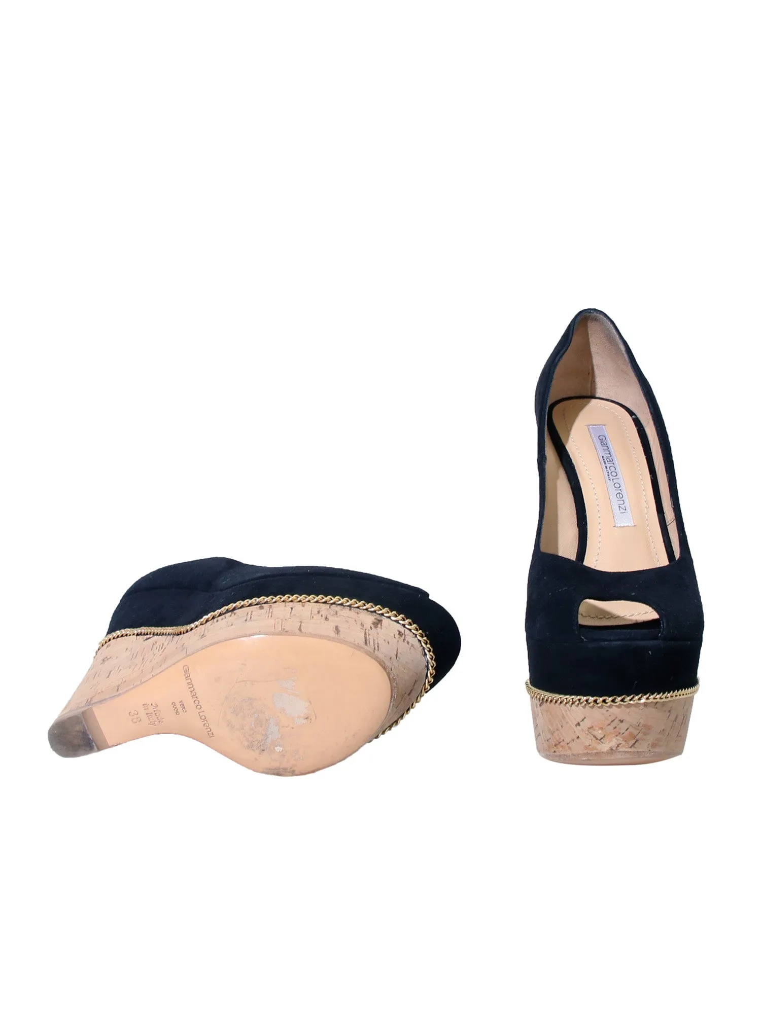 Suede Platform Wedges