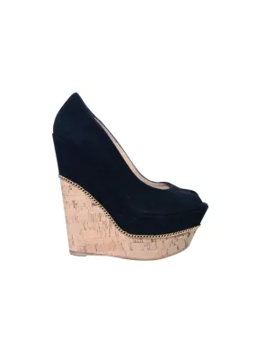 Suede Platform Wedges