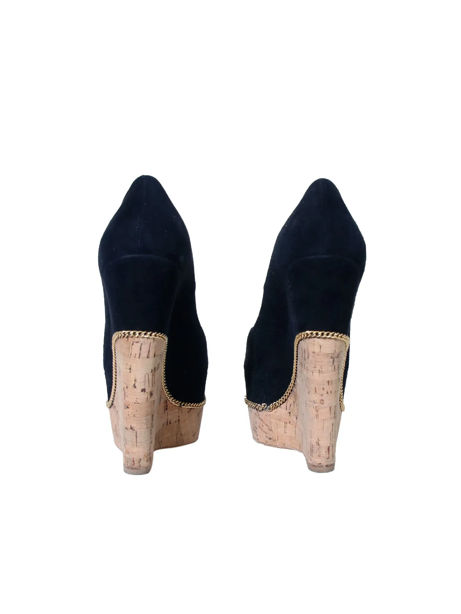 Suede Platform Wedges