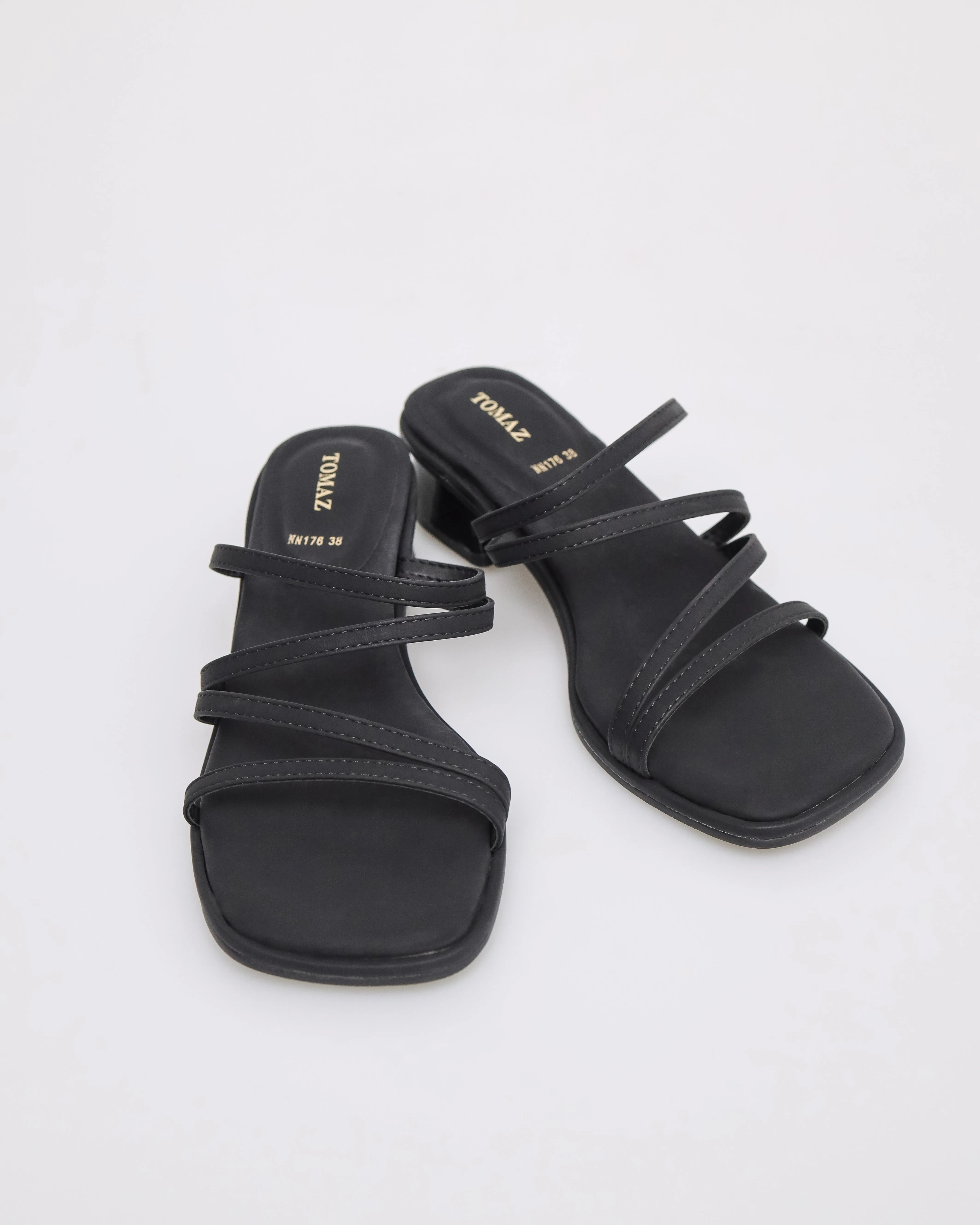 Tomaz NN176 Ladies Strappy Block Heels
