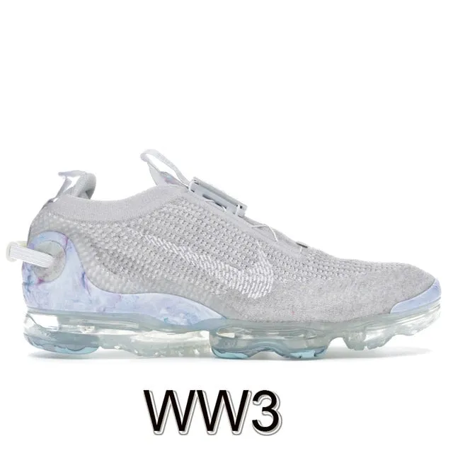 Vapormax  2020 Men's Flyknit Running Shoes Moc Laceless FK Black Oreo Red Blue Women Sneakers Trainers Sports Release Shoes