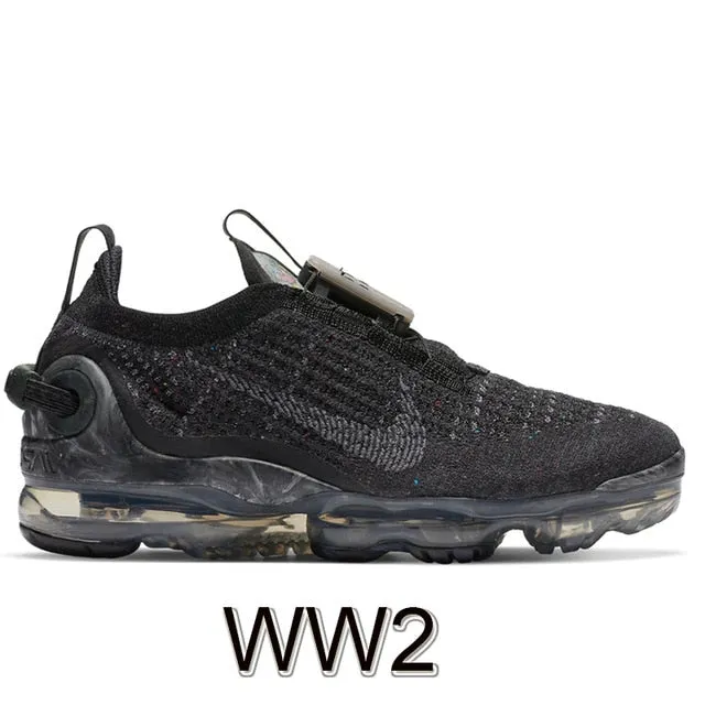 Vapormax  2020 Men's Flyknit Running Shoes Moc Laceless FK Black Oreo Red Blue Women Sneakers Trainers Sports Release Shoes