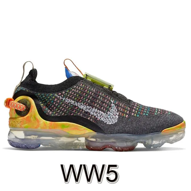 Vapormax  2020 Men's Flyknit Running Shoes Moc Laceless FK Black Oreo Red Blue Women Sneakers Trainers Sports Release Shoes