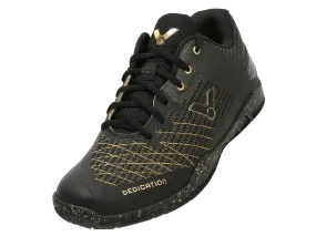 Victor [VGHS CX Black/Gold] Court Shoes