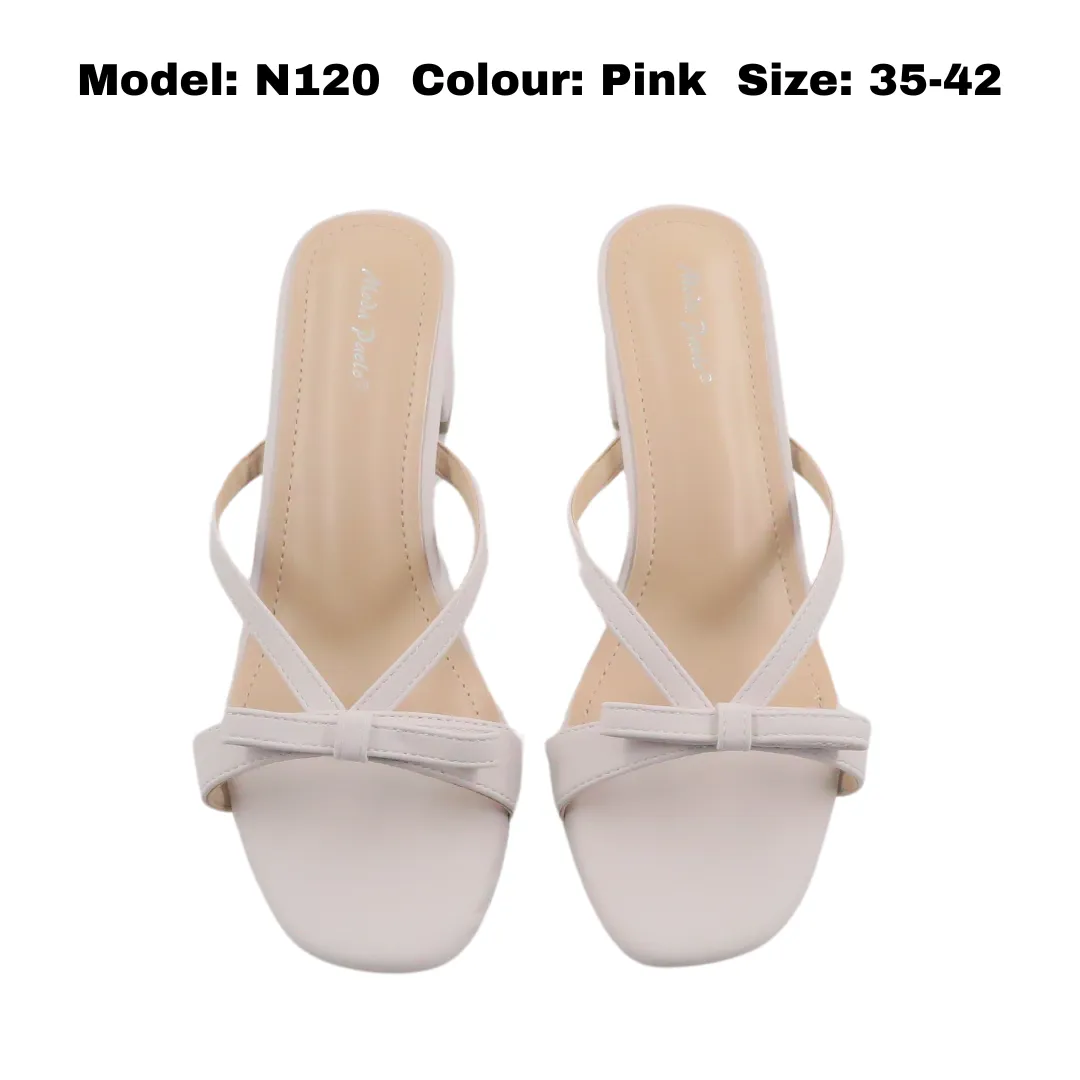 Women Ladies Sandal Block Heels Casual Heels (N120)