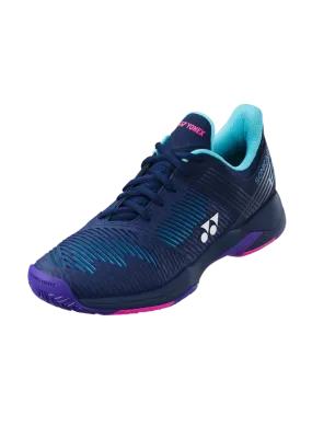 YONEX Tennis Shoes POWER CUSHION SONICAGE 2 WOMEN [Navy Blue]